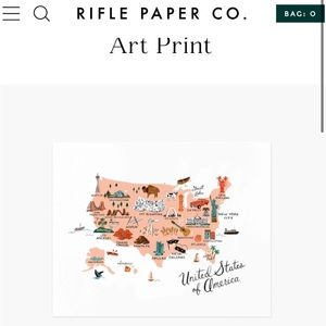 Rifle Paper Co Print 11x14 USA